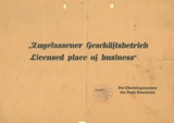 Zugelassener Geschäftsbetrieb